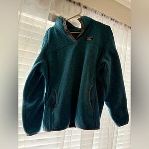 L.L. Bean Teal Fleece Jacket